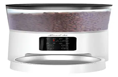 Comedero automatico Smart Tek PF150 compacto para gatos y perros chicos