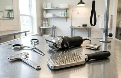 Herramientas y equipamiento para peluquería y grooming profesional canino