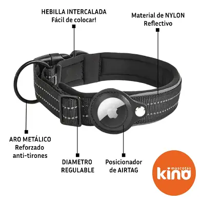 Soporte AirTag para Perro
