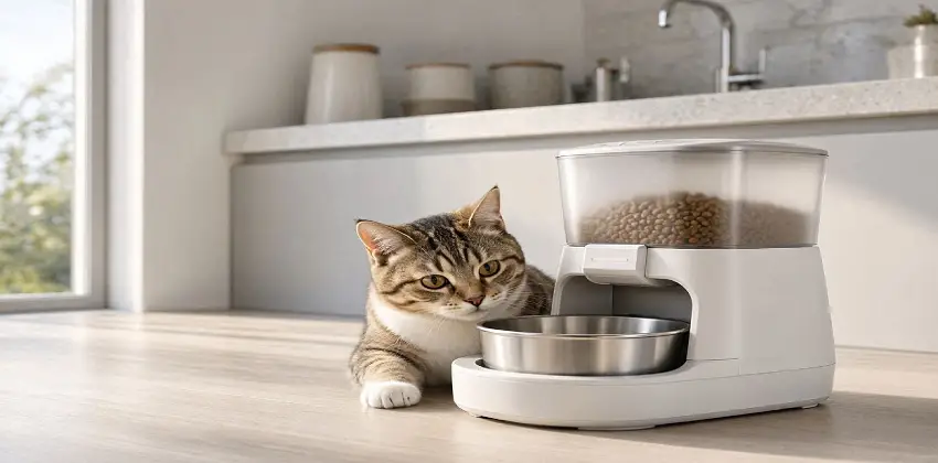 Auditoría y opiniones del dispensador programable para gatos Gadnic 5L con cámara