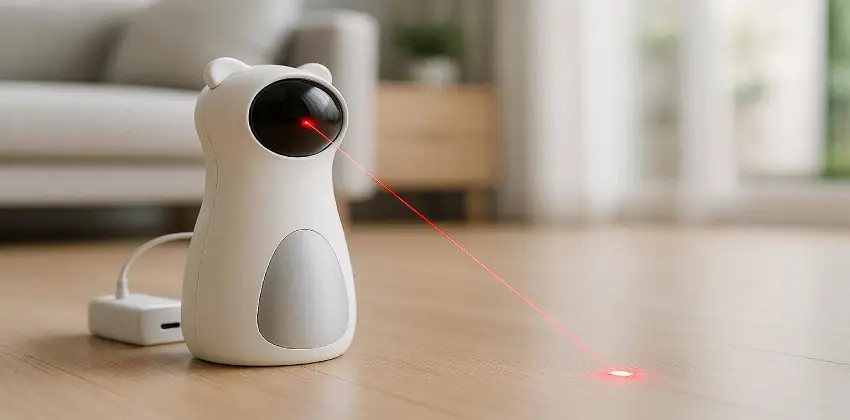 Auditoría del puntero láser automático Mona Felisa Ys26 para gatos