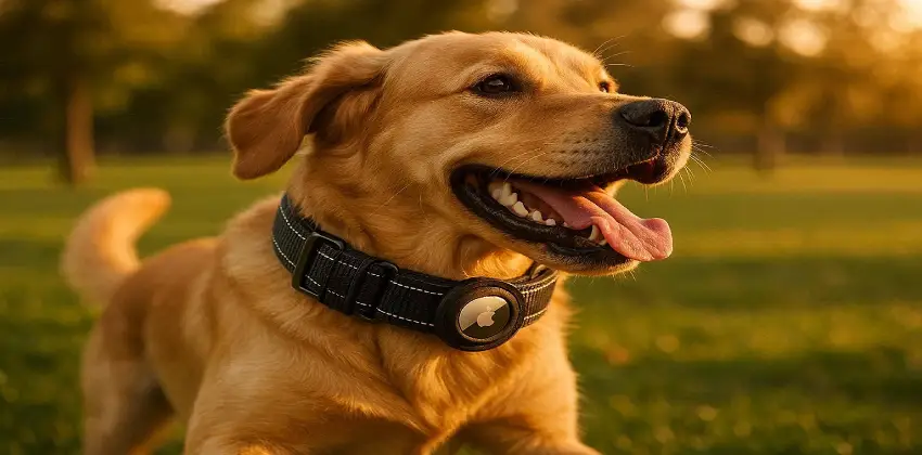 Auditoría y opiniones del collar con soporte AirTag seguro para perros en Argentina