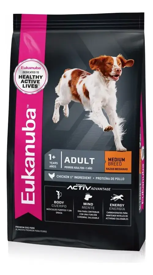 Eukanuba Adulto Raza Mediana X 15 Kg