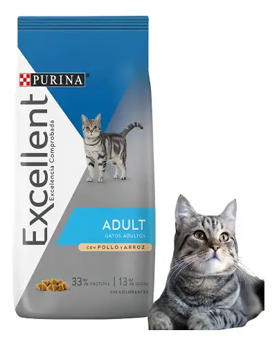 Purina Excellent Gato Adulto Pollo/carne/arroz 7.5kg